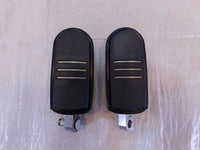 Harley Touring FXR Dyna Sportster & Softail Metal & Rubber Footpegs Footrests - C3 Cycle
