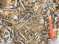 1989 89 Harley Touring Electra Glide Classic FLHTC Nut & Bolts Parts Box Lot - C3 Cycle