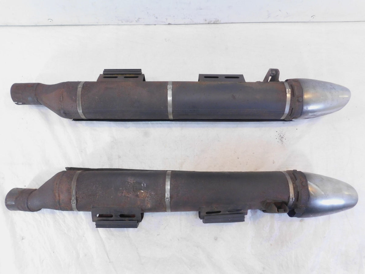 10-17 Victory Cross Roads Cross Country & Magnum Left/Right Exhaust Pipe Muffler - C3 Cycle