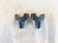 Harley Davidson Sportster 883 & 1200 & Dyna Black Handlebar Bar Riser Clamps