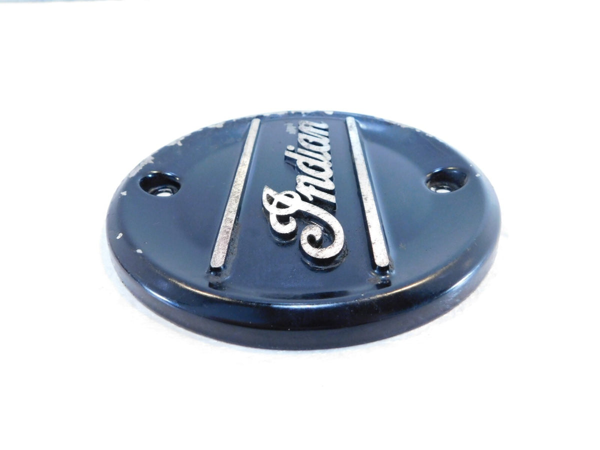 15-22 Indian Scout, Sixty, 1200 & Bobber Black Engine Motor Primary Cover Badge - C3 Cycle