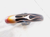 Harley Davidson Dyna Wide Glide Flames Custom Style Front Wheel Cover Fender - C3 Cycle