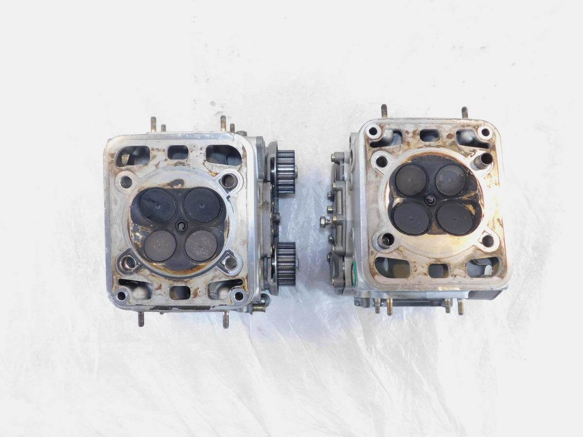 1999-2001 Ducati Sport Touring ST4 Engine Motor Cylinder Heads w/ Valve Cover - C3 Cycle
