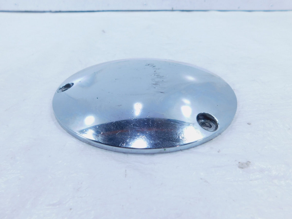 Harley Davidson Evo Softail Dyna & FXR Left Engine Chrome Derby Clutch Cover - C3 Cycle