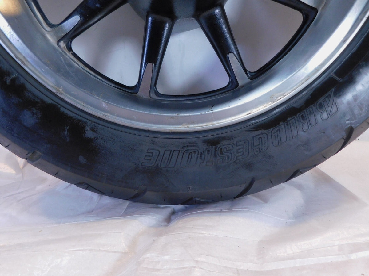 Kawasaki Vulcan 1700 Classic Nomad Voyager VN1700 Silver Front Wheel Rim & Tire - C3 Cycle