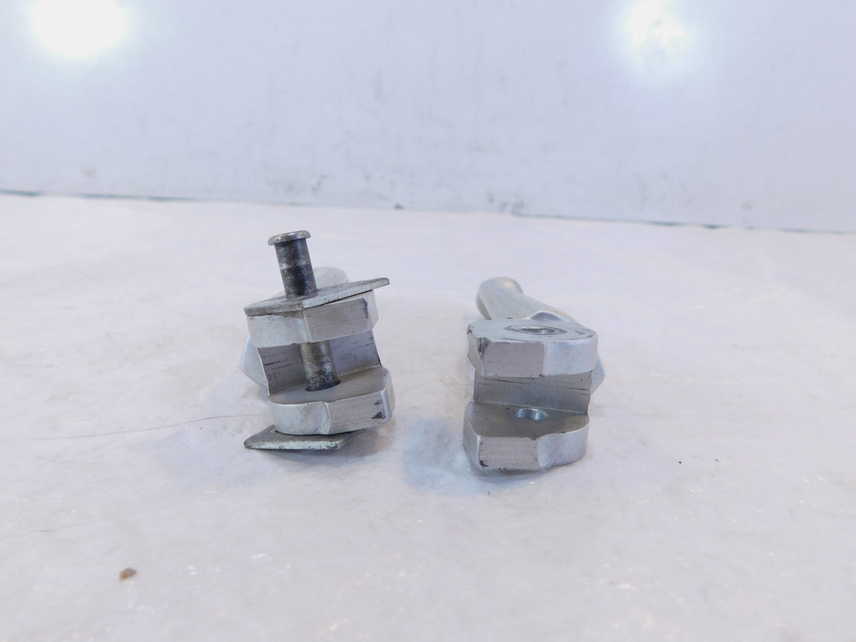 Ducati Superbike 749 749S & 999 999S Silver Rear Left/Right Footrest Foot Pegs - C3 Cycle