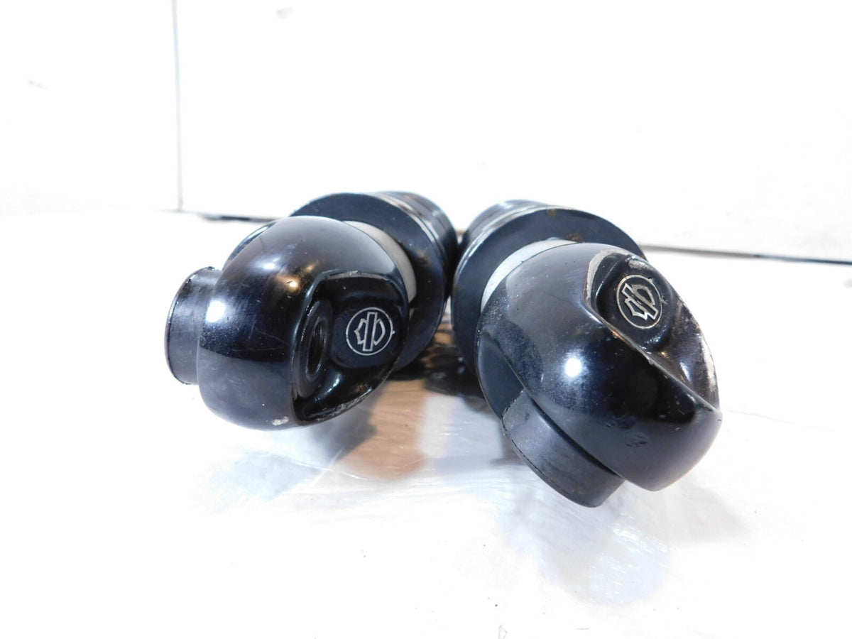 Pair Harley Davidson Sportster 883 1200 Black Rear Suspension Shock Absorbers - C3 Cycle