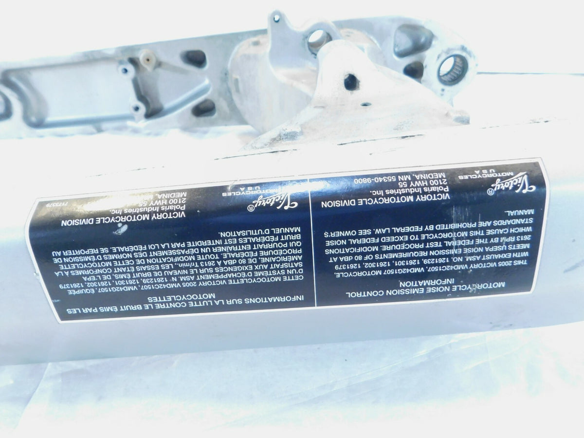 2004 & 2005 Victory Kingpin & Vegas Silver Rear Wheel Fork Bracket Swingarm Arm - C3 Cycle