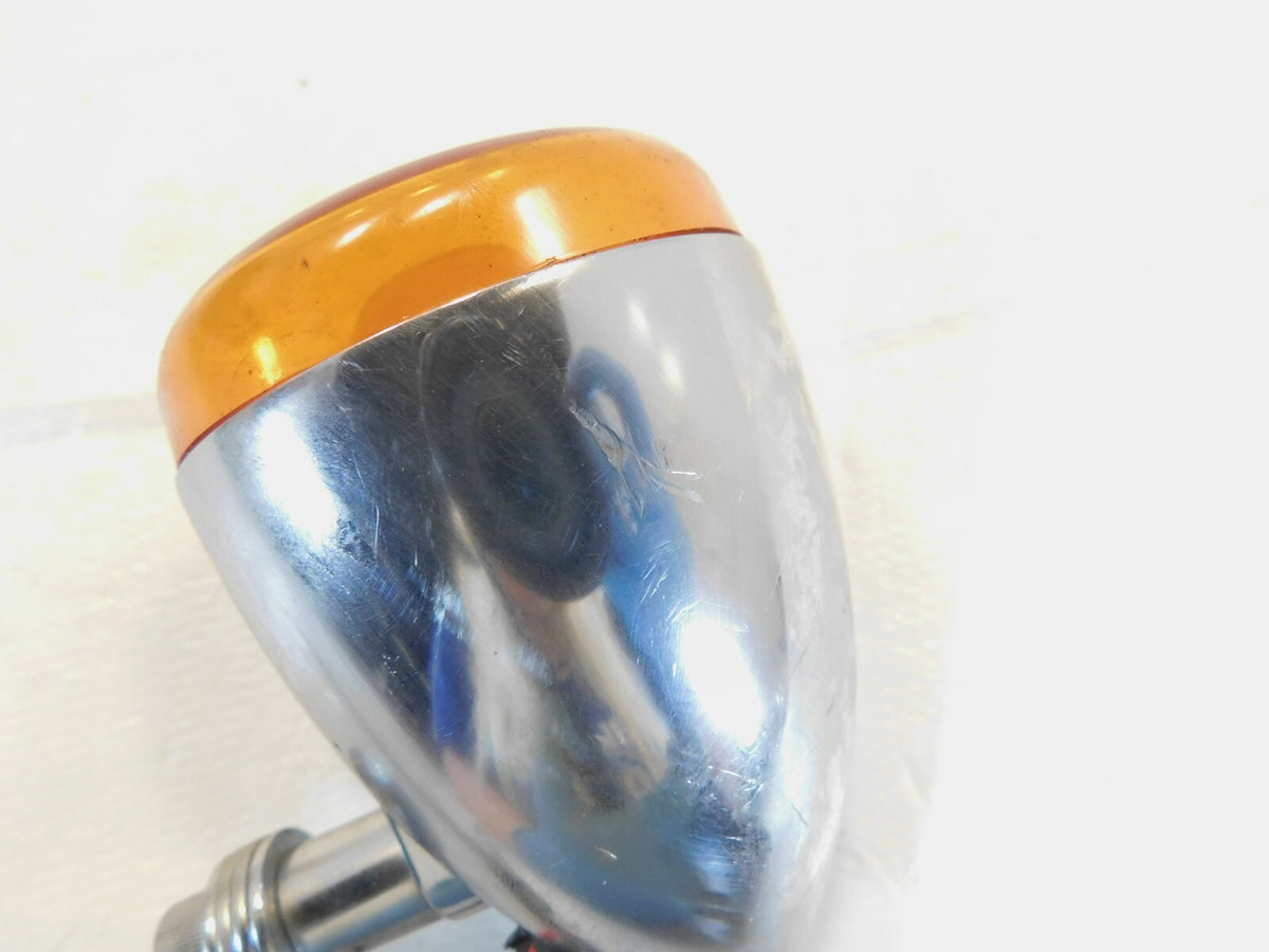 Harley Davidson Sportster Softail Dyna V-Rod Chrome Front Turn Signal Indicator - C3 Cycle