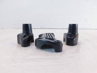 Harley Davidson Sportster 883 & 1200 & Dyna Black Handlebar Bar Riser Clamps