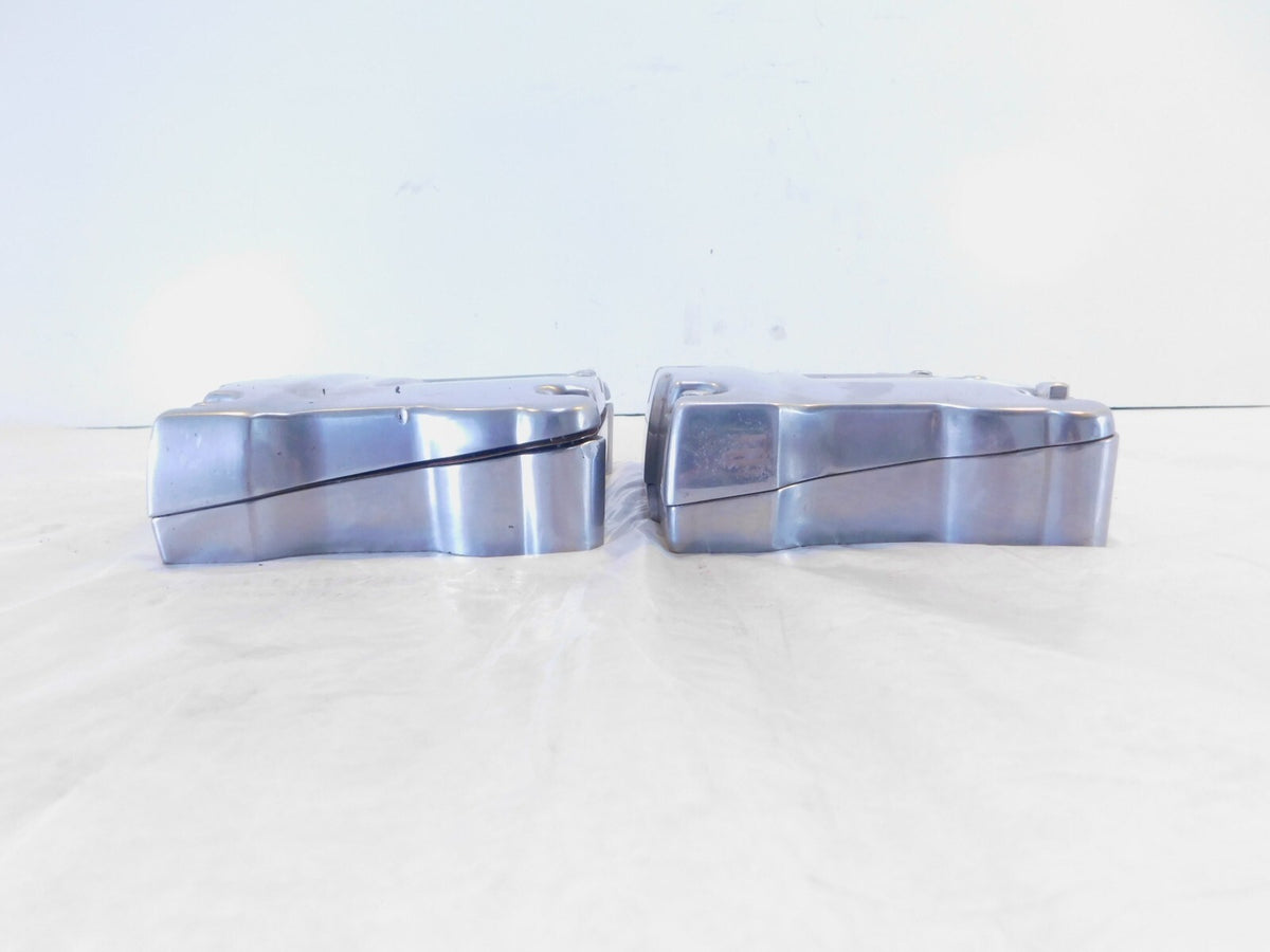 Harley Polished Twin Cam Touring Dyna Softail Cylinder Head Rocker Boxes & Arms - C3 Cycle