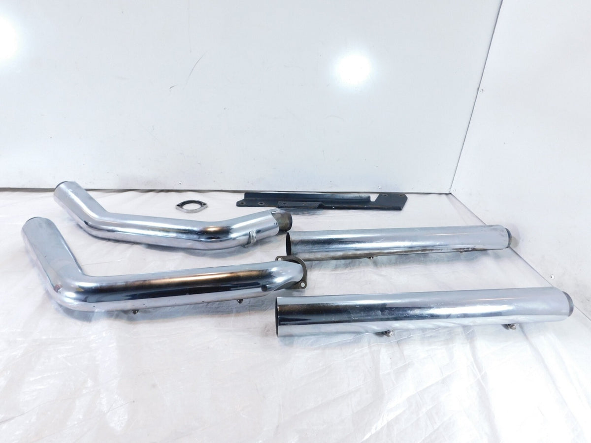 Harley Softail Heritage Classic Vance & Hines Exhaust Pipe System w/ Bracket - C3 Cycle