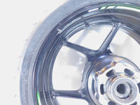 2013-2024 Kawasaki Ninja ZX6R ZX636 ABS Black Rear Wheel Rim & Tire - Bent - C3 Cycle