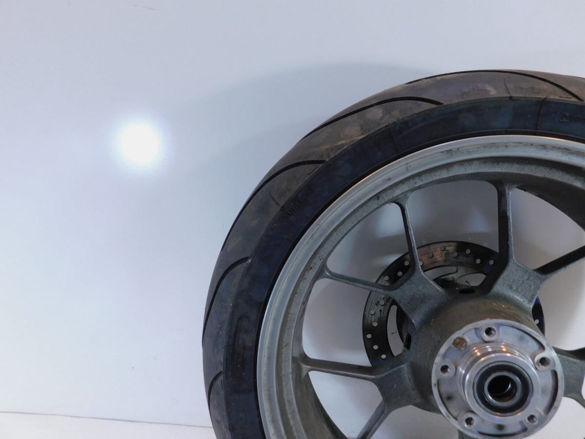 2007 2008 2009 Aprilia Shiver 750 SL750 Gray Rear Wheel Rim & Brake Rotor - C3 Cycle