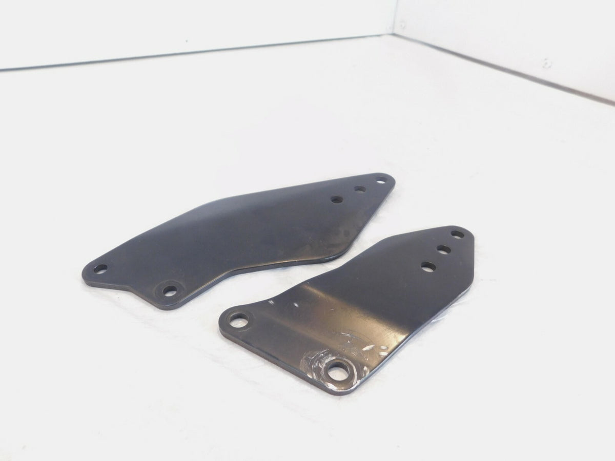 08-10 Kawasaki Ninja ZX-10R Left/Right Front Footrest Foot Peg Heel Guard Fins - C3 Cycle