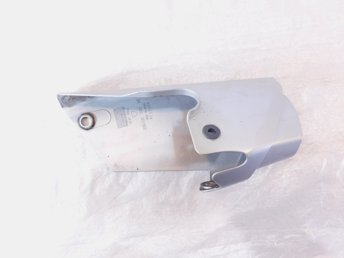 2007-2009 Aprilia Shiver 750 SL750 Right Side Rear Exhaust Muffler Shield Cover - C3 Cycle