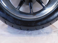 2009 Kawasaki Vulcan 1700 Nomad Voyager VN1700 Silver Rear Wheel Rim & Tire - C3 Cycle