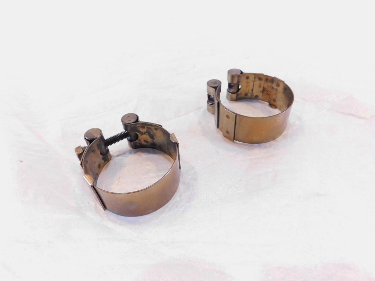 Moto Guzzi Norge GT 8V Breva V 1100 Sport 1200 Exhaust Header Mid Pipe Clamps - C3 Cycle