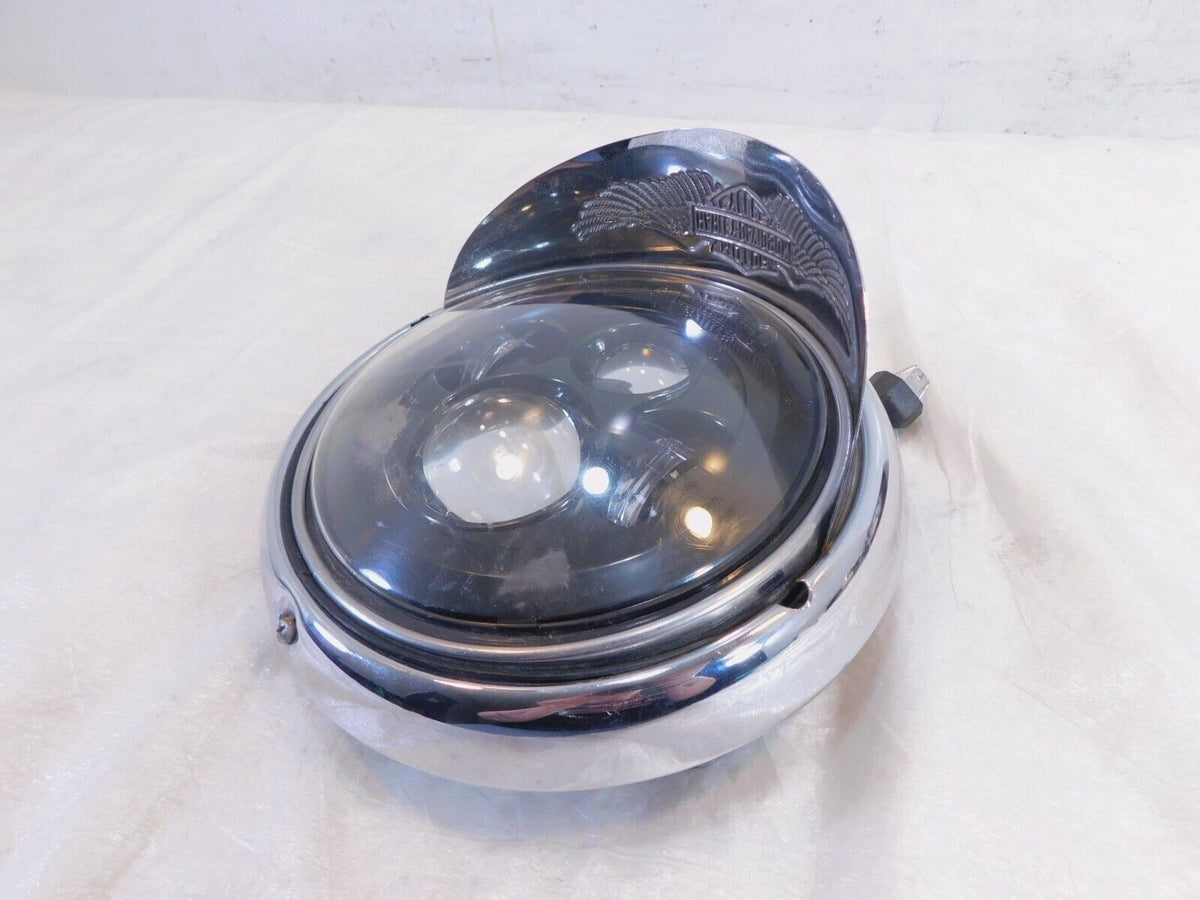 Harley Davidson EVO Touring Electra Glide LED Front Headlight Headlamp & Ring - C3 Cycle