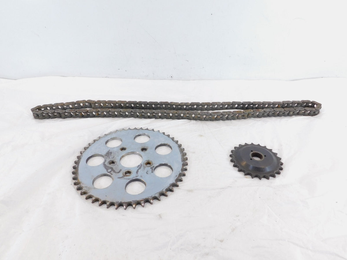 Set Harley Davidson Sportster 883 1000 1100 & 1200 Chain Drive Gear Sprockets - C3 Cycle