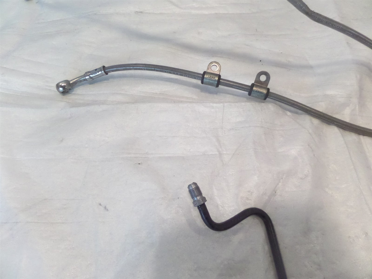 2014 14 Triumph Street Triple R ABS Brake Hose Pipe Line Lot - C3 Cycle