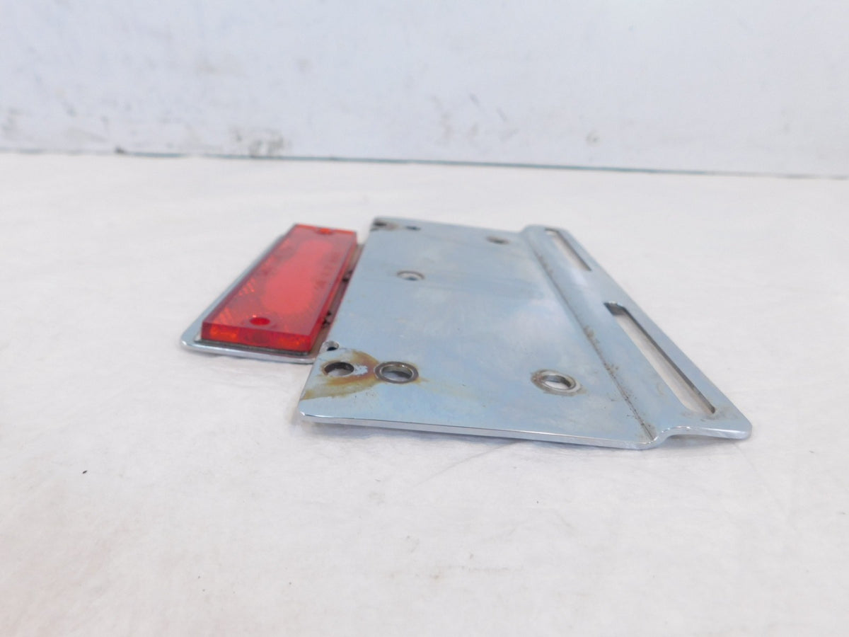 2001 01 Victory V92 Deluxe Cruiser Chrome Rear License Plate Mount Bracket - C3 Cycle