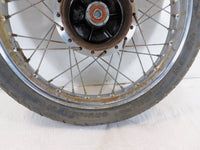 1991-97 Honda Nighthawk 250 CB250 Front Wheel Rim & Hub 18x1.85 Bent -For Parts - C3 Cycle