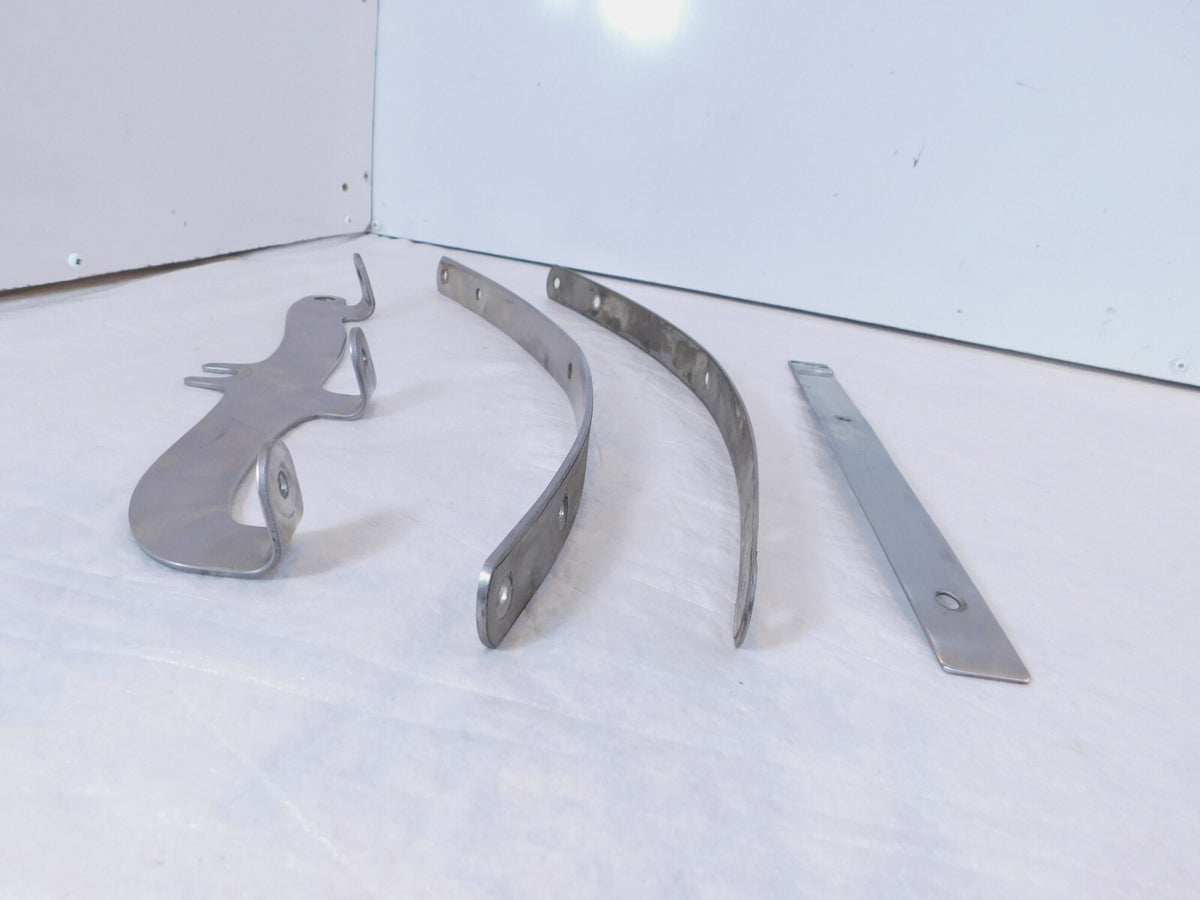 Harley Davidson Softail Street Bob Front Windshield Windscreen Mount Bracket Lot - C3 Cycle
