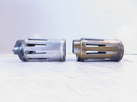 Harley TRoad King & Electra Glide & Softail Slotted Front Fork Slider Cover Tins - C3 Cycle