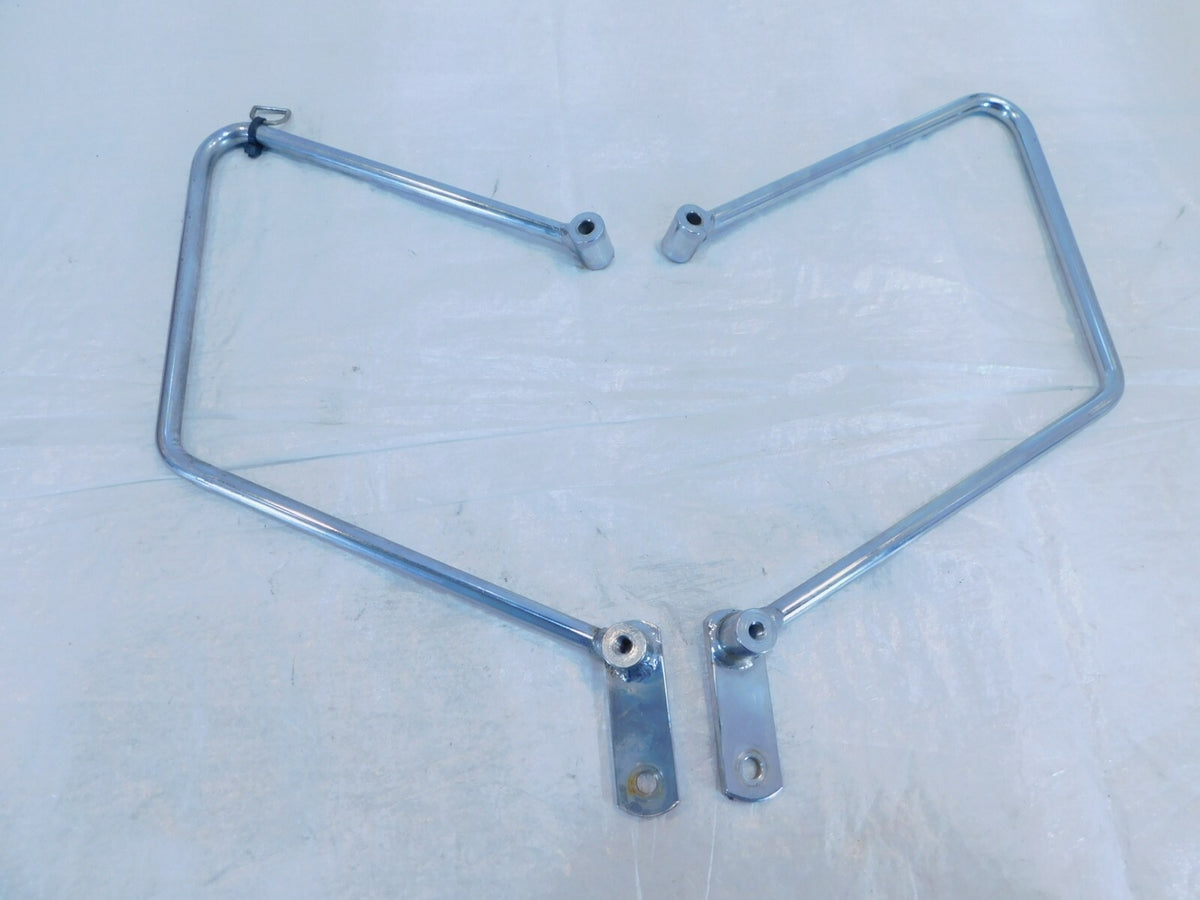 1999 Kawasaki Vulcan 1500 Classic Rear Back Saddlebag Mounting Brackets Chrome - C3 Cycle