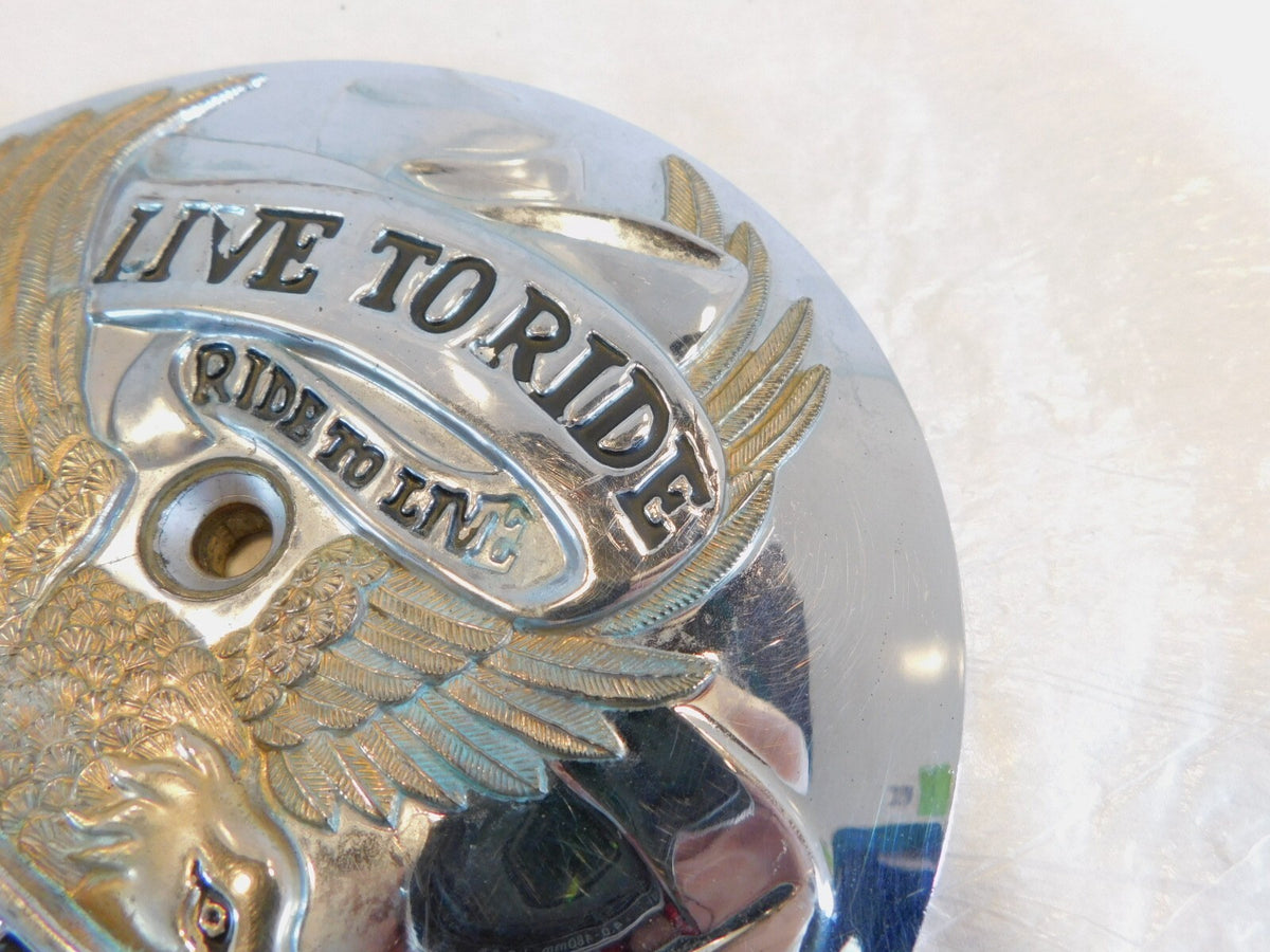 Harley Touring Softail Dyna Live to Ride Eagle Air Cleaner Filter Cover Insert - C3 Cycle