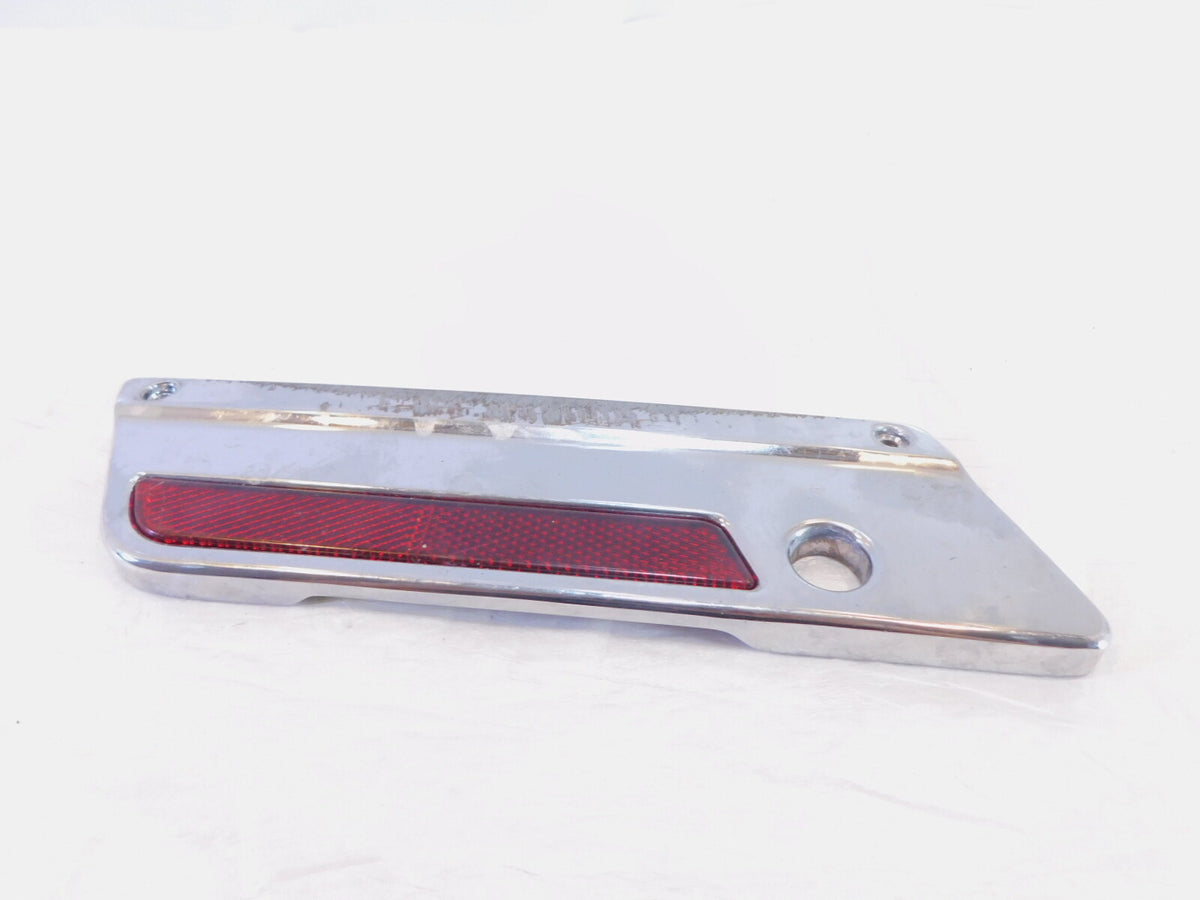 Harley Touring Road King Electra Street Glide Chrome Left Saddlebag Latch Cover - C3 Cycle