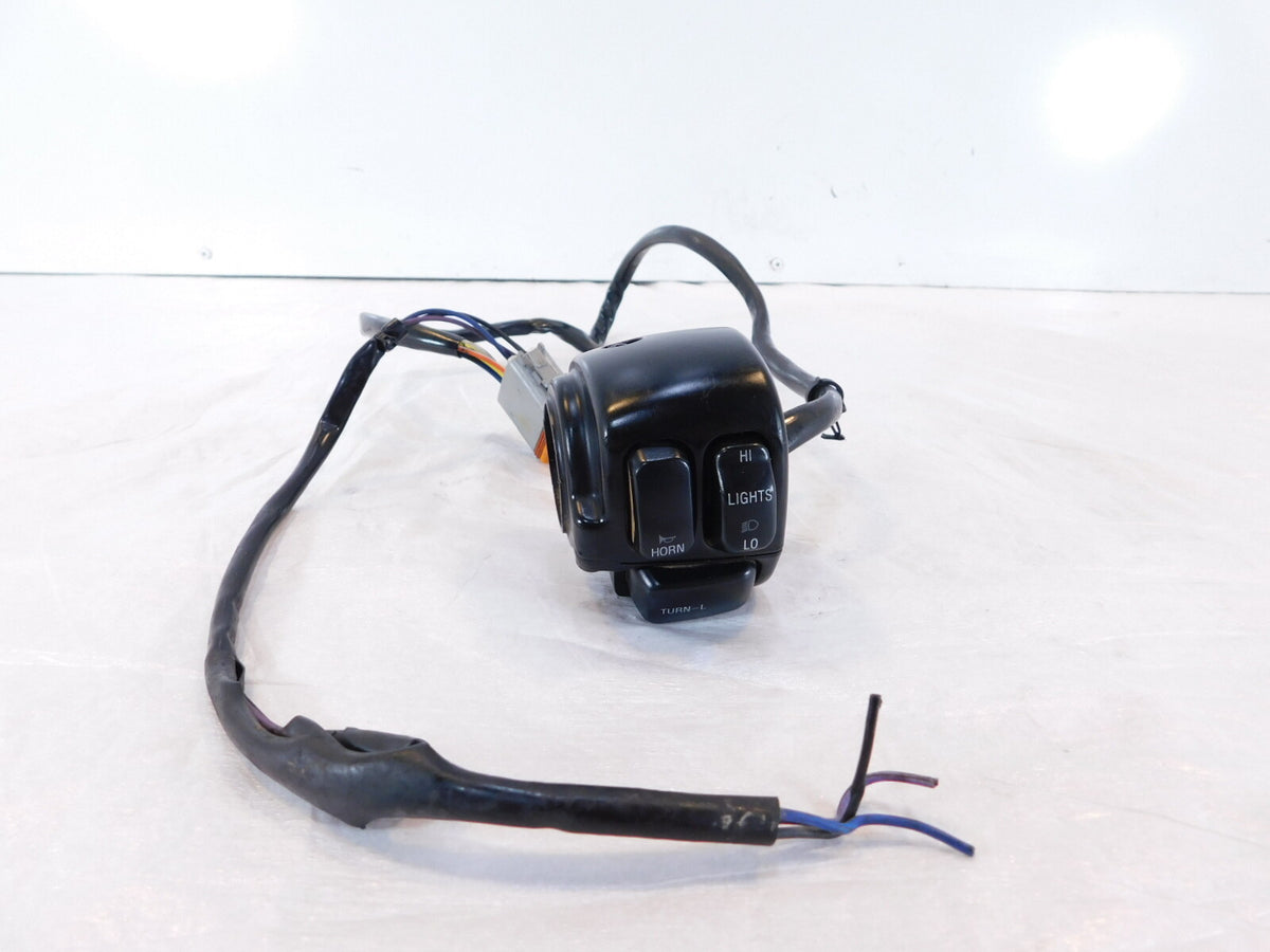 Harley Davidson Softail Dyna Sportster Left Handlebar Horn Turn Signal Switches - C3 Cycle