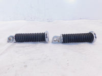 Harley Davidson FXR Dyna Sportster & Softail Black Rubber Footpegs Footrests - C3 Cycle