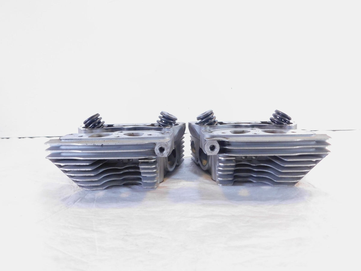 Harley Davidson Touring Softail & Dyna Silver Cylinder Heads & Valves w/ Springs - C3 Cycle