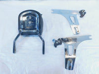Harley Dyna Wide Glide Street Bob Rear Passenger Backrest Sissybar Pad & Bracket - C3 Cycle