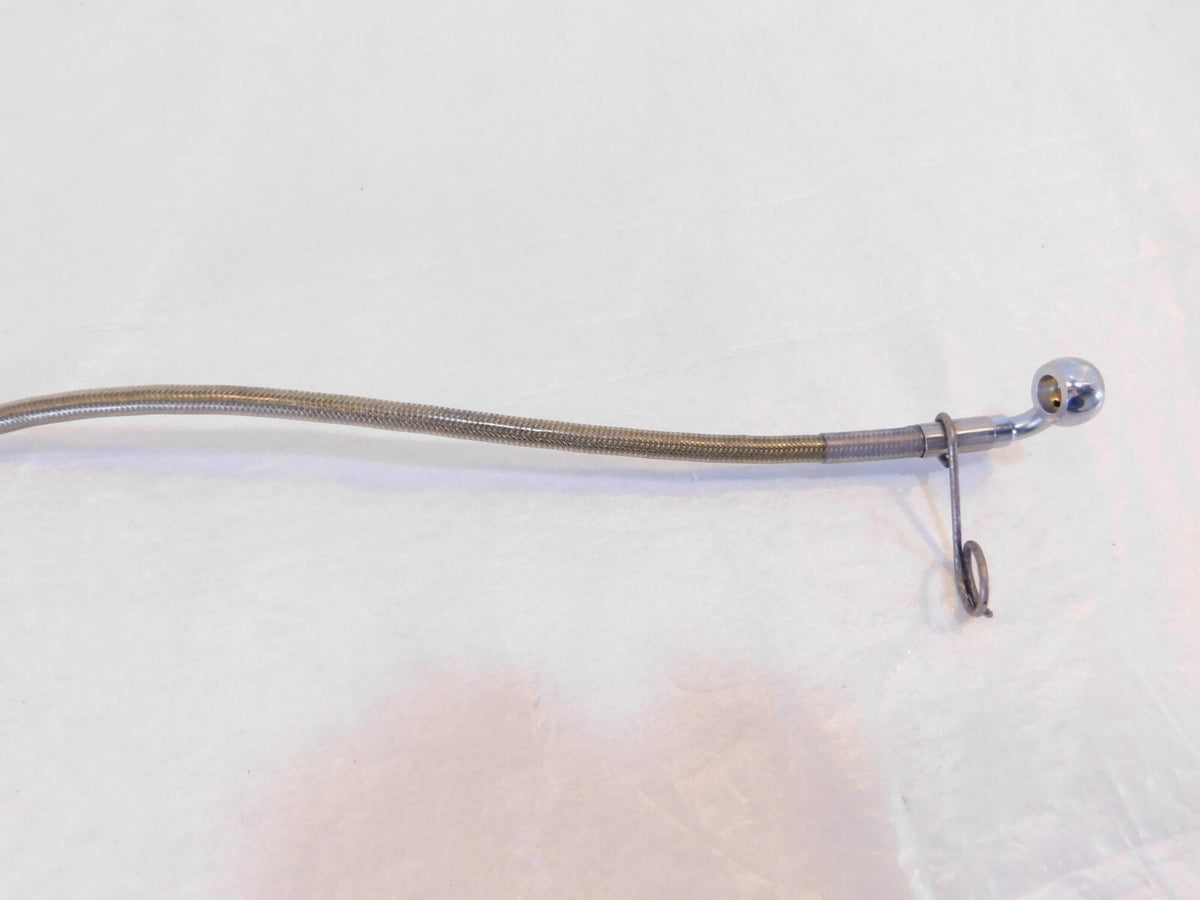 Harley Davidson Sportster 883 Hugger & 1200 Braided Front Brake Line Hose - C3 Cycle