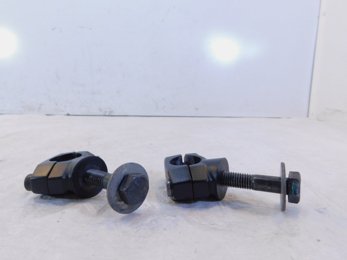 2010-2017 Victory Cross Country Black Handlebar Handle Bar Riser Mount Clamps - C3 Cycle