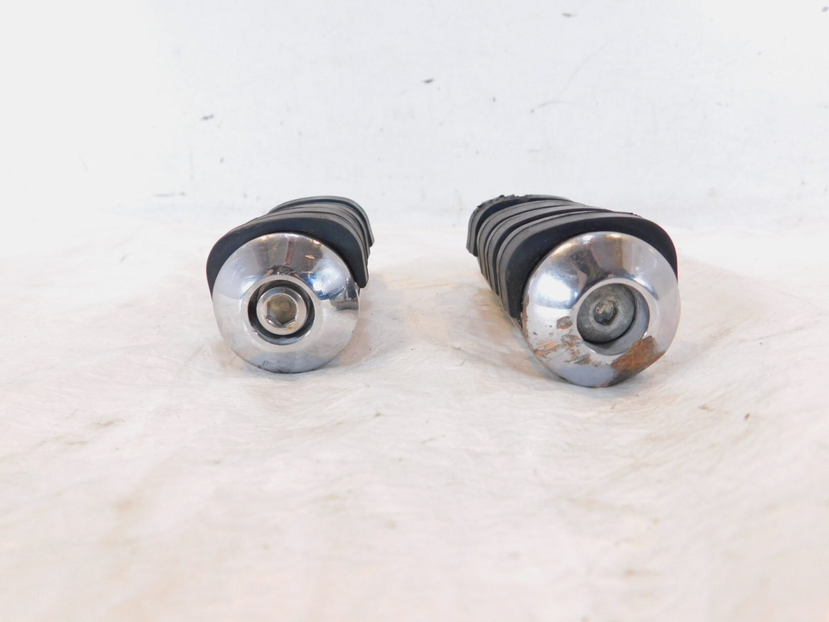 Pair Harley Touring FXR Dyna Sportster & Softail Black ISO Peg Footpeg Footrests - C3 Cycle