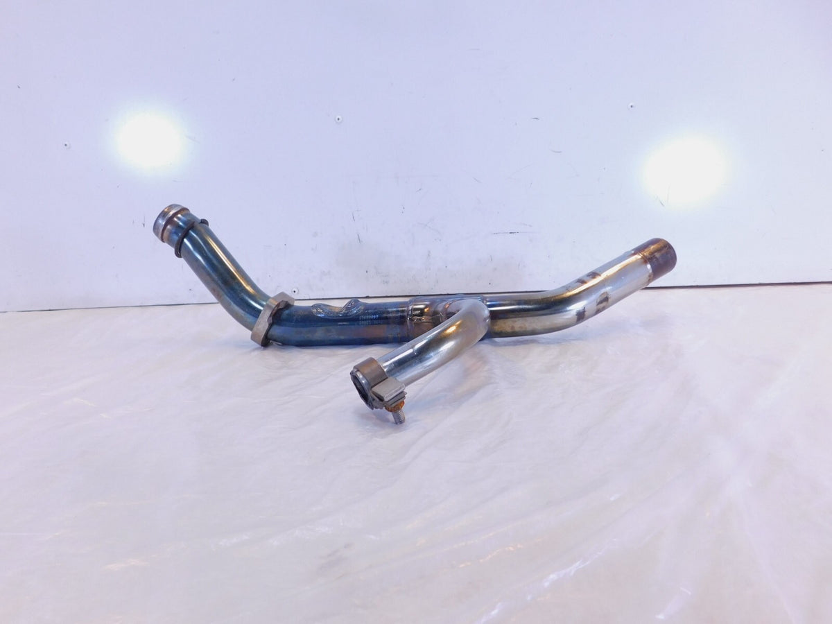 Harley Davidson FXD Dyna Rear Exhaust Header Pipe Chrome Heat Shield Cover - C3 Cycle