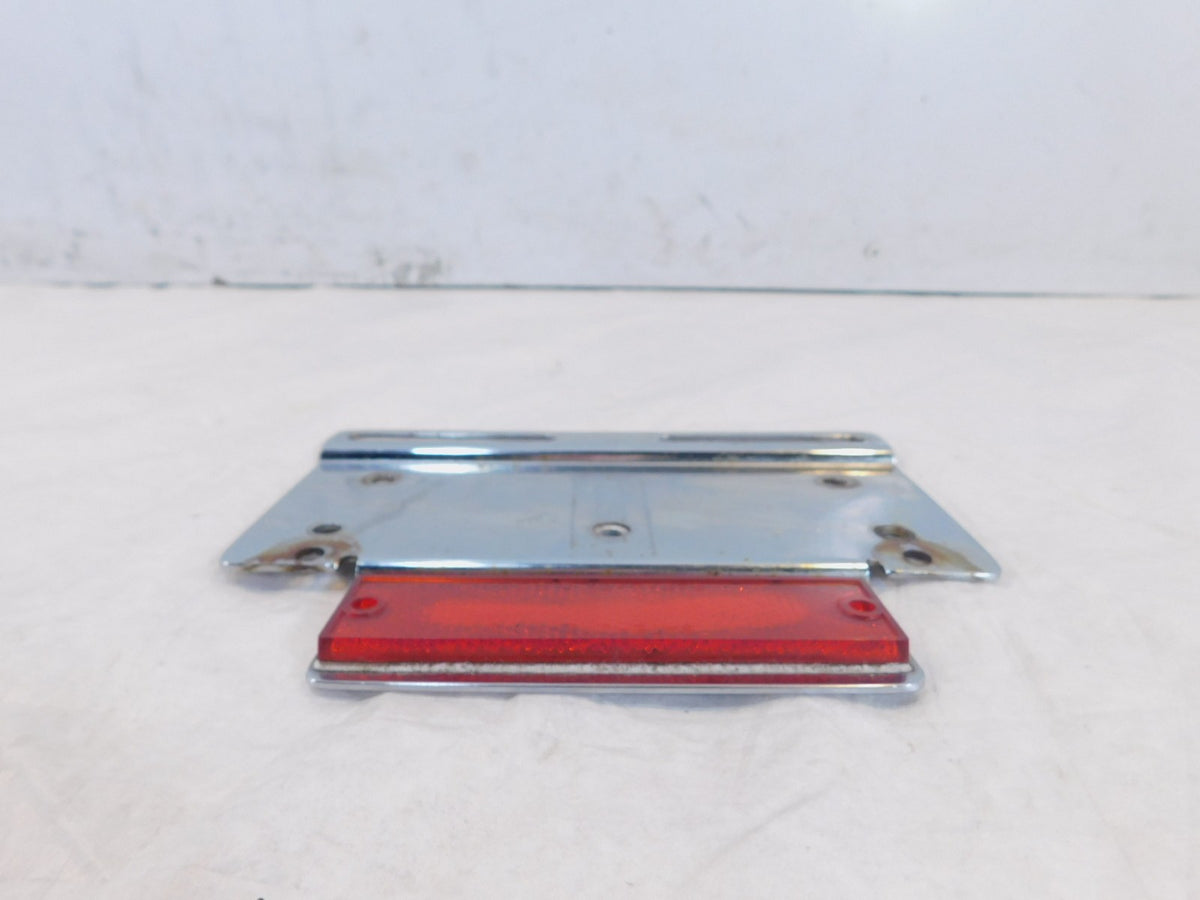 2001 01 Victory V92 Deluxe Cruiser Chrome Rear License Plate Mount Bracket - C3 Cycle