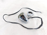 Harley Davidson Chrome Softail Dyna VRod Front Turn Signal Indicator w/ Bracket - C3 Cycle