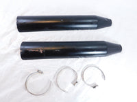 Harley Davidson Softail Low Rider Street Bob Exhaust Muffler Head Shield Covers - C3 Cycle