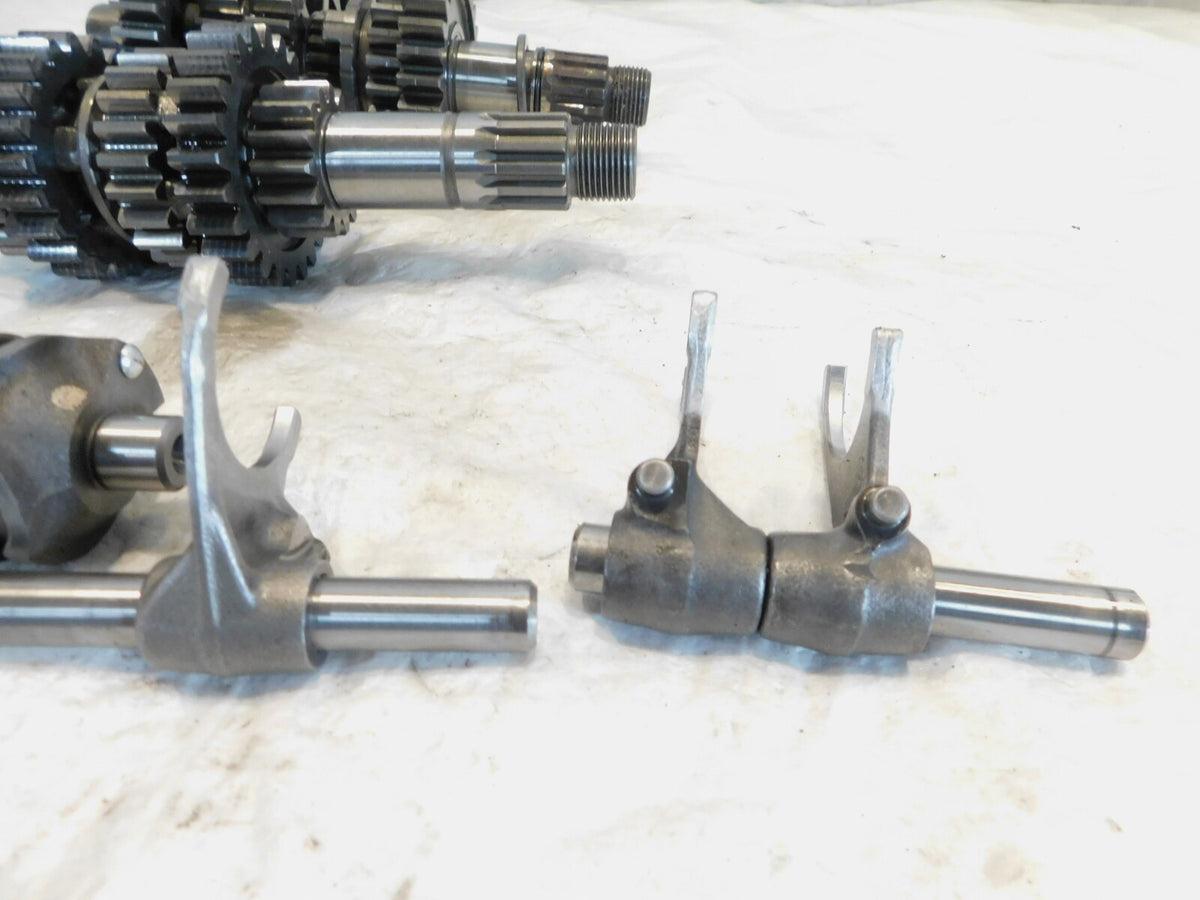 1990-1996 Kawasaki KL650 KLR650 Transmission Gears w/ Shifter Drum & Forks - C3 Cycle
