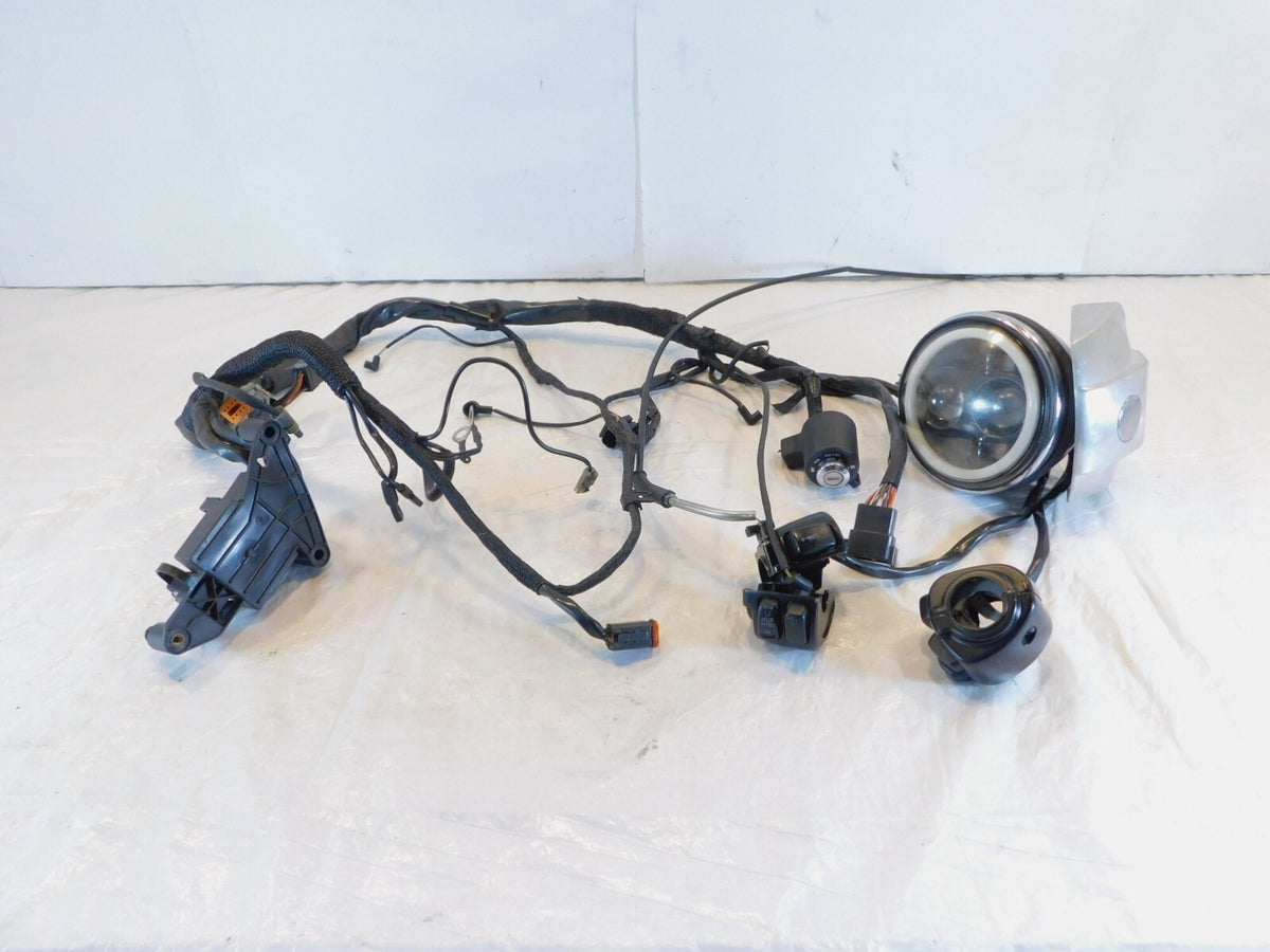 Harley Davidson Sportster 883 1100 & 1200 Wire Wiring Harness Headlight & Switch - C3 Cycle