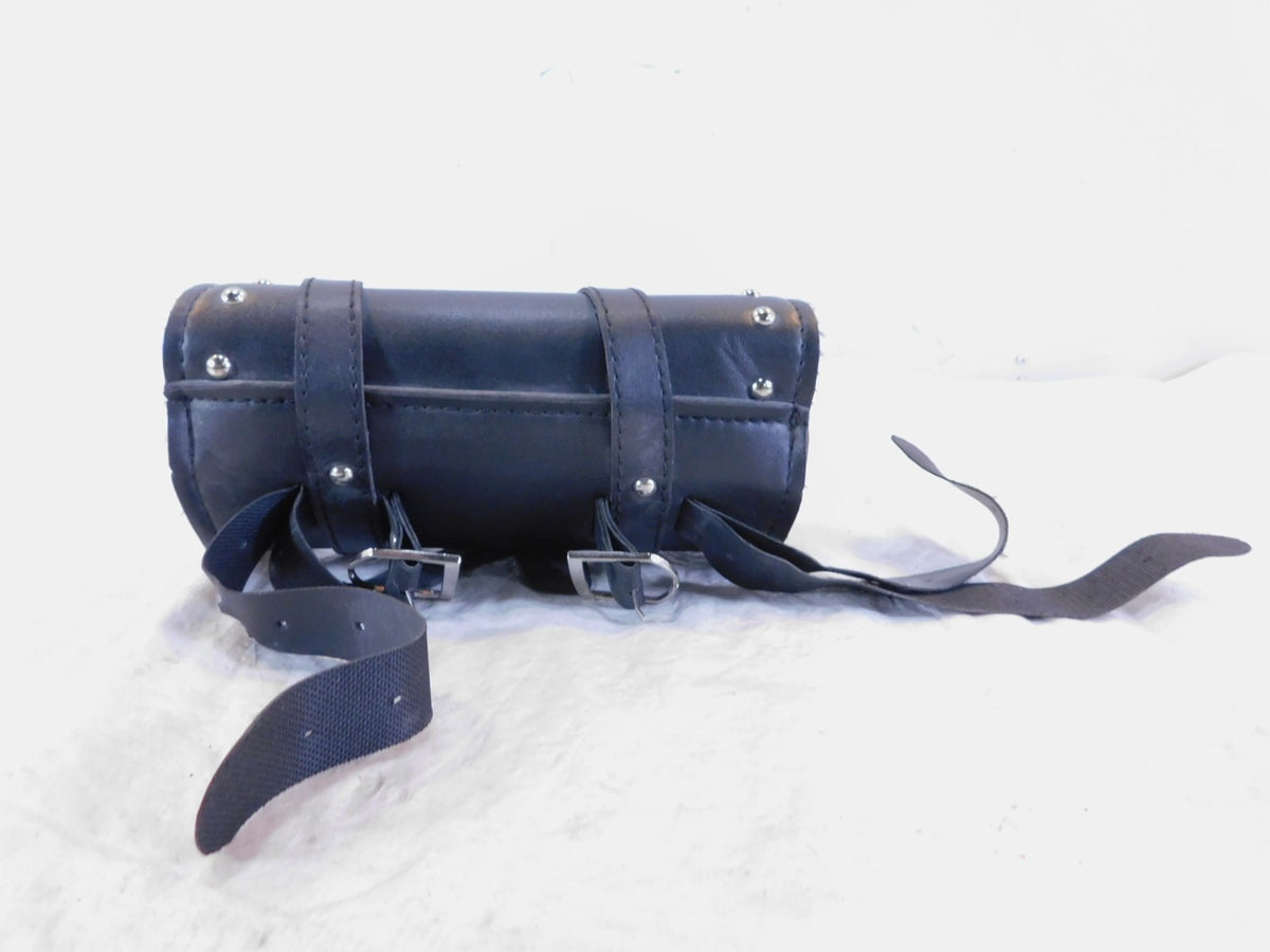 84-87 Yamaha Virago 700 XV700 Rear Fender Black Tool Container Pouch Saddlebag - C3 Cycle