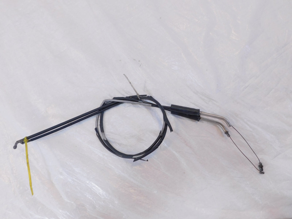 Pair Harley Davidson Sportster 883 Hugger & XLH 1200 Throttle & Idle Cable Lines - C3 Cycle