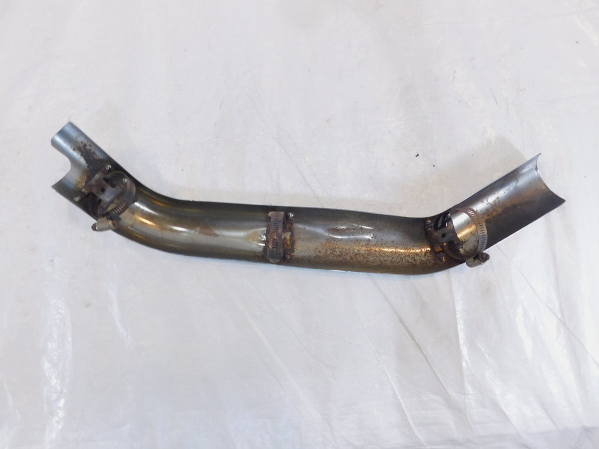 Harley Davidson FXD Dyna Rear Exhaust Header Pipe Chrome Heat Shield Cover - C3 Cycle