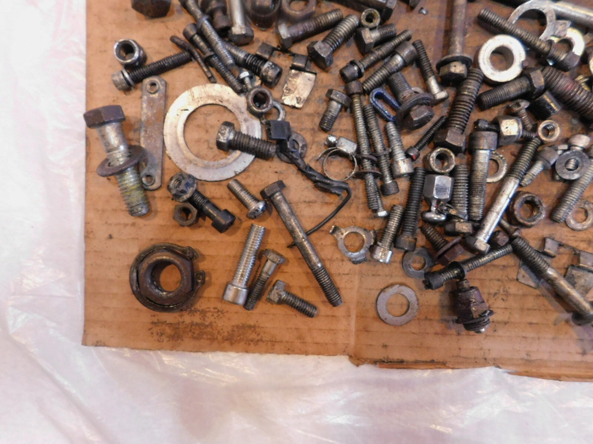 1986-1990 Harley Davidson Sportster 883 & 1200 Nut Bolt & Brackets Parts Box Lot - C3 Cycle
