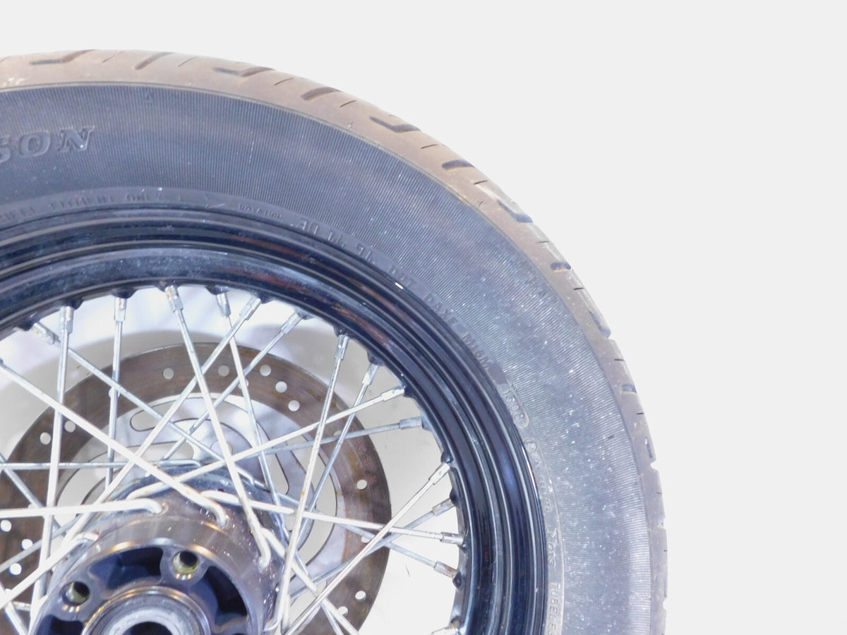 2007 Harley Davidson Sportster XL1200N 16" Black Laced Rear Wheel Rim & Tire - C3 Cycle